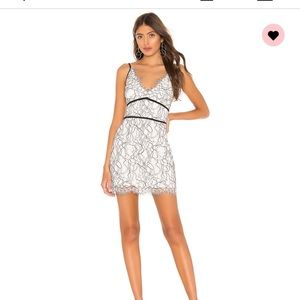 Black and White Lace NBD mini dress, size M, perfect condition (never worn)
